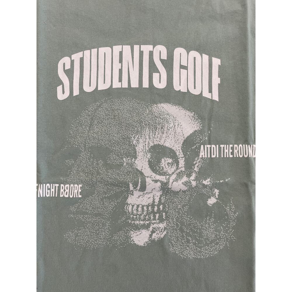 Students Golf T-Shirt XL "Reality" Moss Green Streetwear New
